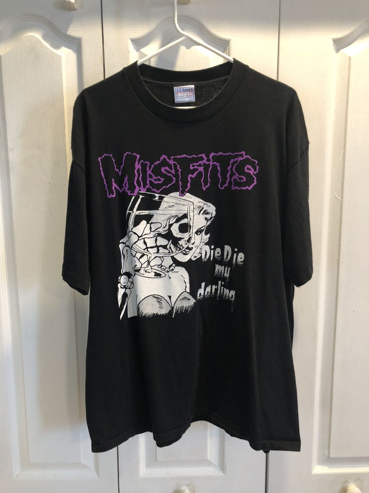 Misfits X Vintage Vintage 90s 1998 Misfits Die Die My Darling Near New Size Xl T-Shirts, Hoodie, Sweatshirt