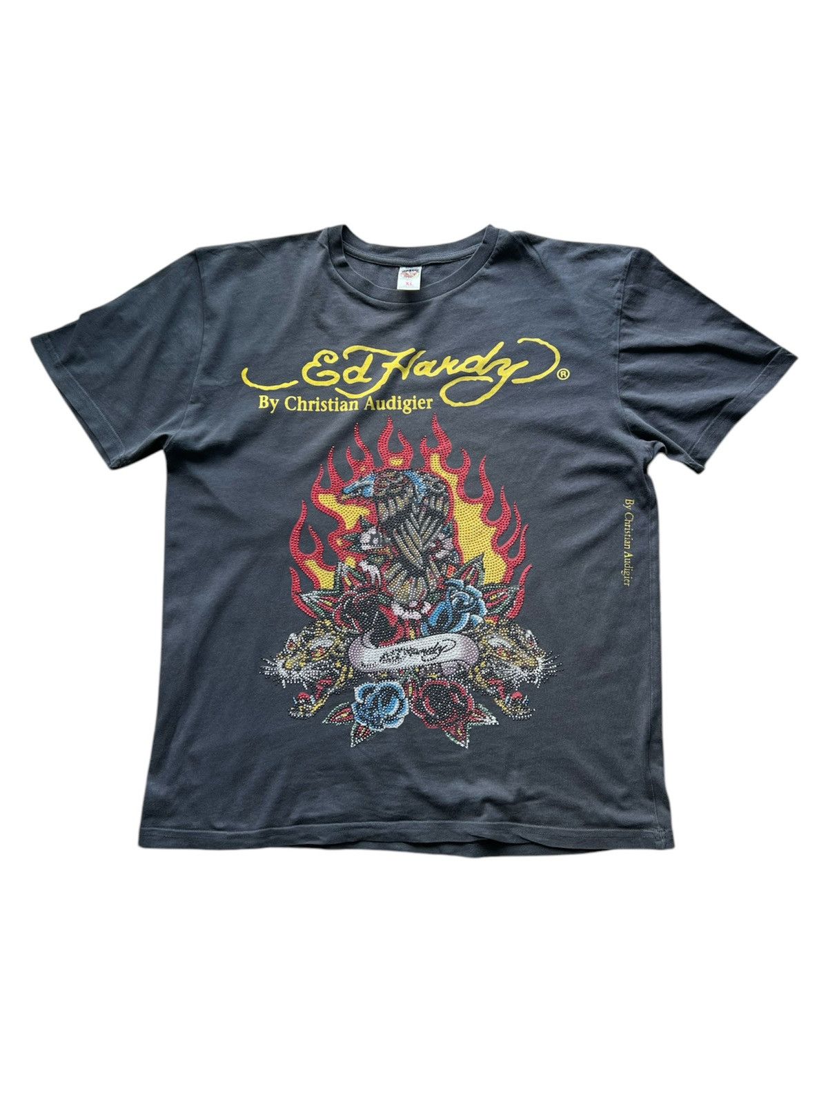 Vintage Ed Hardy By Christian Audigier Tee Rare Hoodie, Sweatshirt | FlexRushtees.com