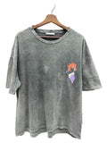 Zara Vintage Washed Bleach Dye Beach Tee