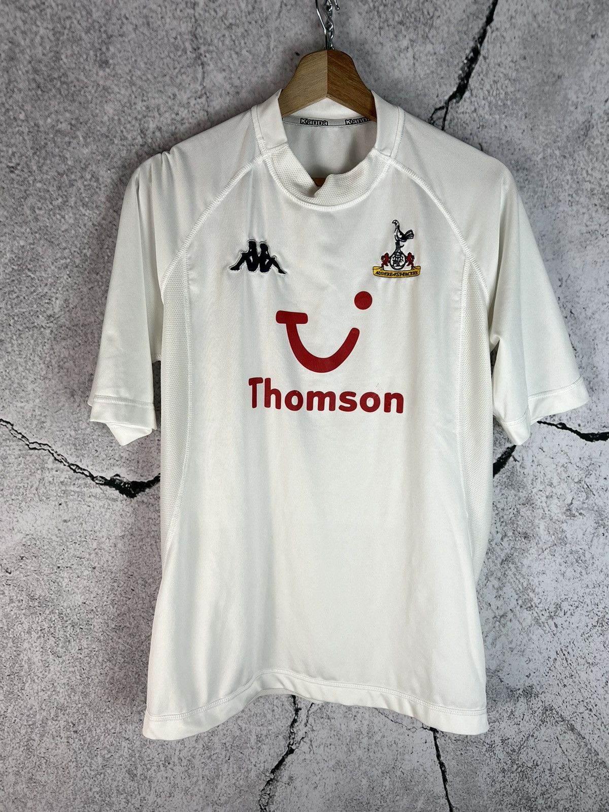 Vintage Kappa Tottenham Spurs Away Soccer Jersey Y2k Rare