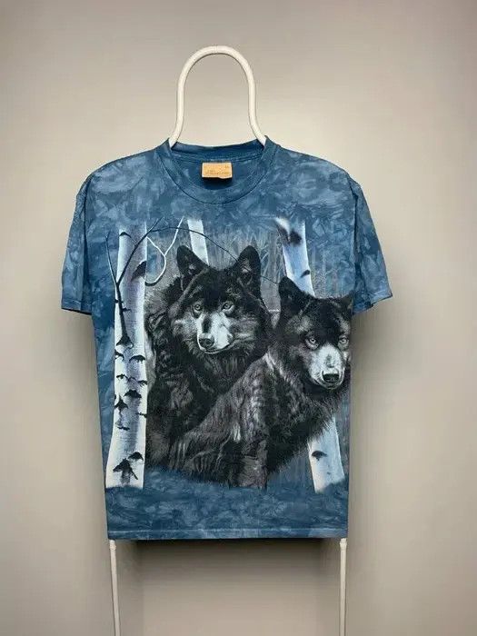 Band Tees Woolf The Mountain T Shirt Size M Tie Dye Vintage Tee