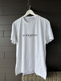 Givenchy Distressed Logo Tee White Hoodie, Sweatshirt | FlexRushtees.com