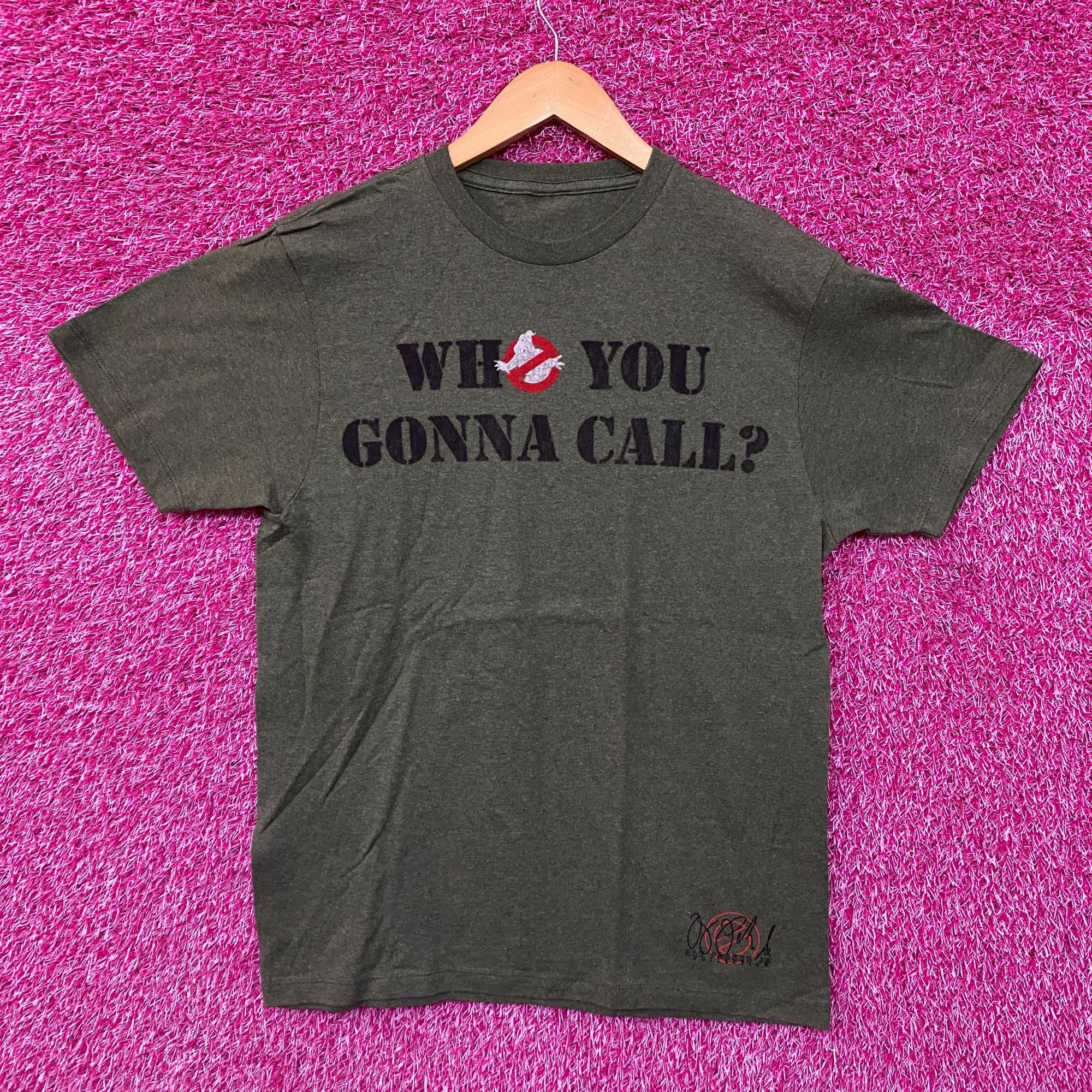Other Ghostbuster Who You Gonna Call Tshirt Size Medium