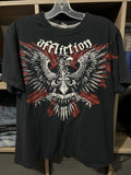Crazy Y2k Affliction Eagle Logo Tribal Short Sleeve Tee