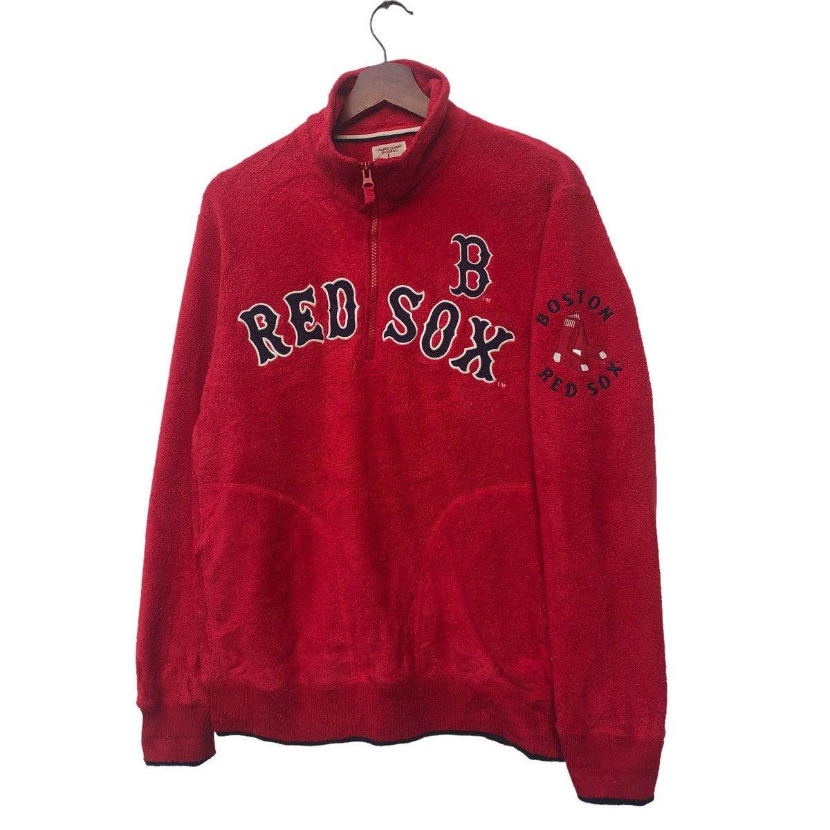 Vintage Mlb Fleece Major League Baseball Boston Red Sox