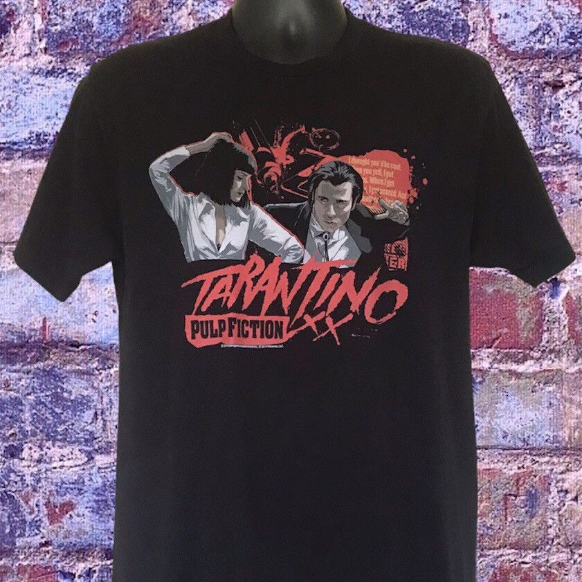 Other Pulp Fiction Tarantino Big Print Movie Tv Promo T Shirt