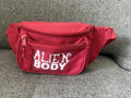 Body Alien Body Red Fanny Pack Shoulder Bag