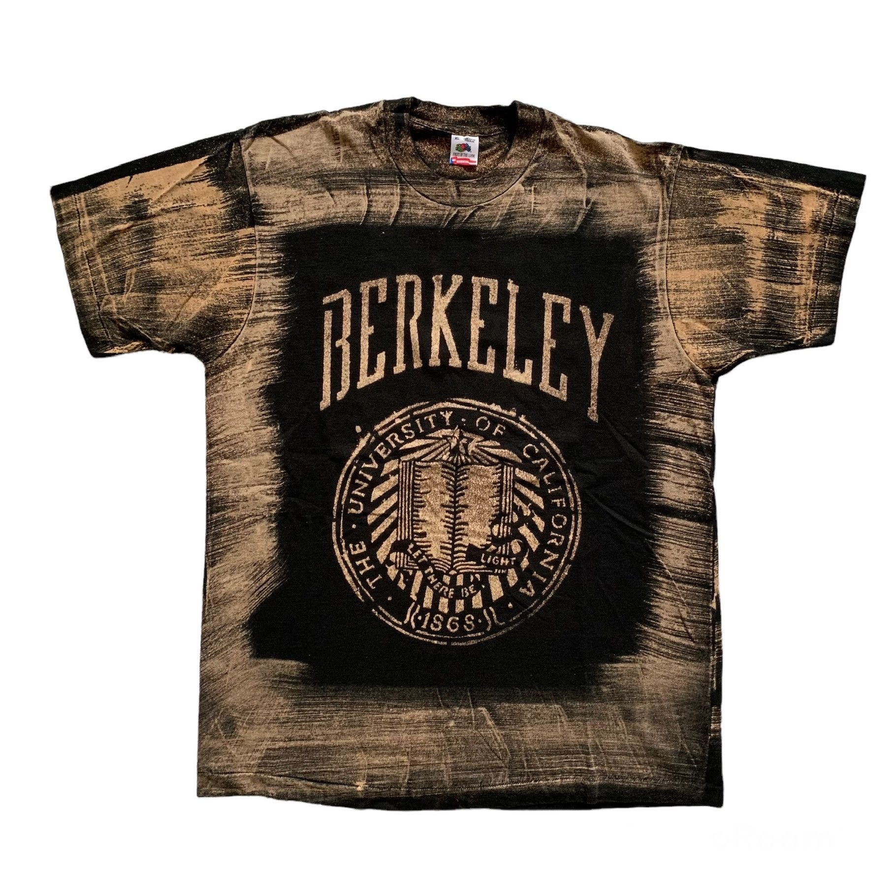 Vintage 90s Berkeley Bleached College Tshirt Made In Usa Xl Hoodie, Sweatshirt | FlexRushtees.com