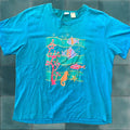 Vibe Vintage Fishes Ocean T Shirt Blue 3xl Men Summer 90s Florida Love Animals Vintage Ocean Fish Gr