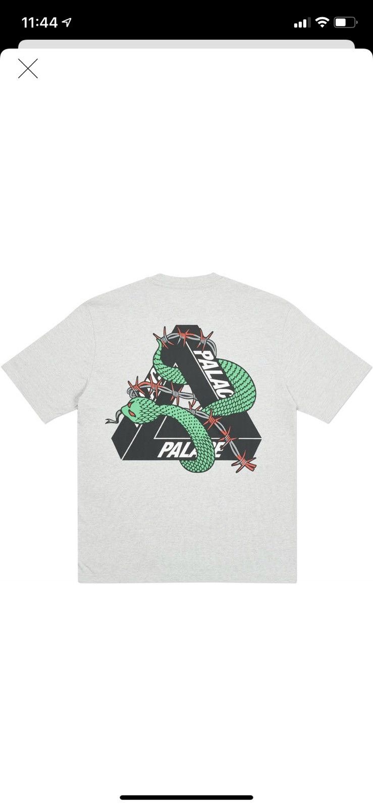 Palace Hesh Mit Fresh Tee Large Grey Confirmed Hoodie, Sweatshirt | FlexRushtees.com