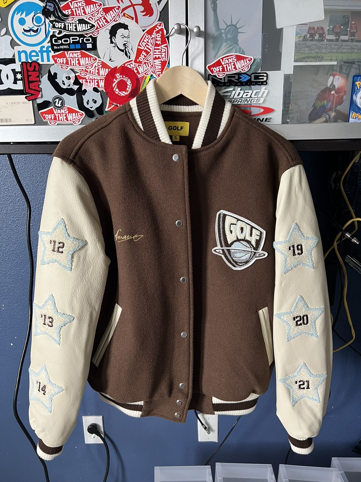Tyler The Creator Golf Wang Brown Varsity T-Shirts, Hoodie, Sweatshirt | FlexRushtees.com