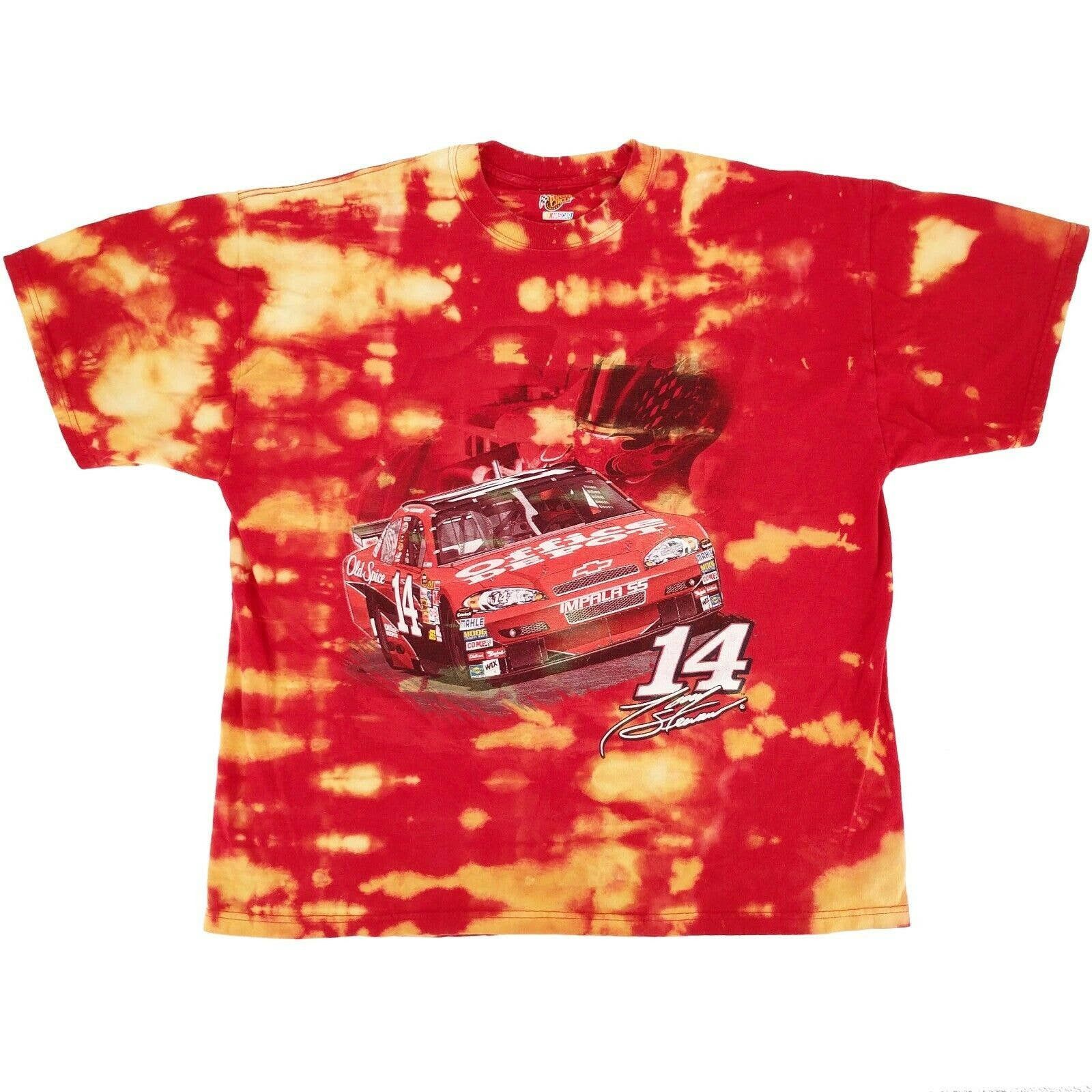 Nascar Custom Bleached Tony Stewart 14 Impala Racing T Shirt Hoodie, Sweatshirt | FlexRushtees.com