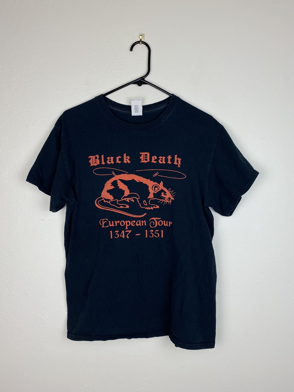 Vintage Black Death European Tour T Shirt Hoodie, Sweatshirt | FlexRushtees.com