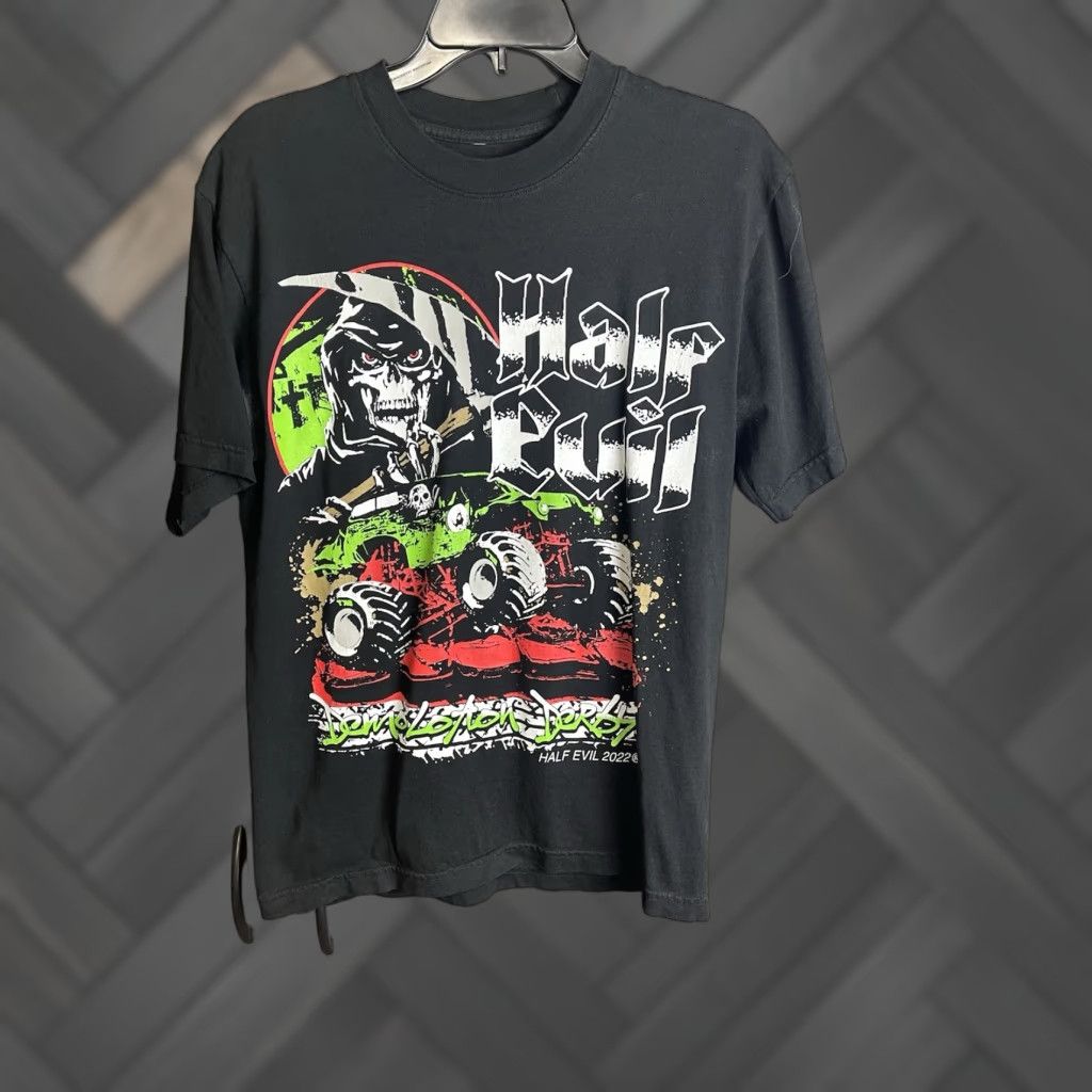 Evil Half Evil T Shirt 333 Hell On Wheels 2022 Live On Tour Adult Small Black