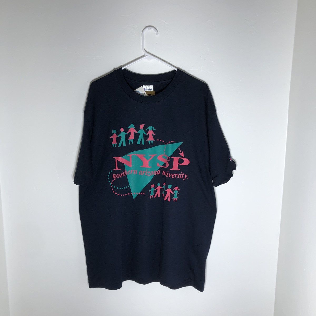 Vintage Deadstock Nau Champion Tee Hoodie, Sweatshirt | FlexRushtees.com