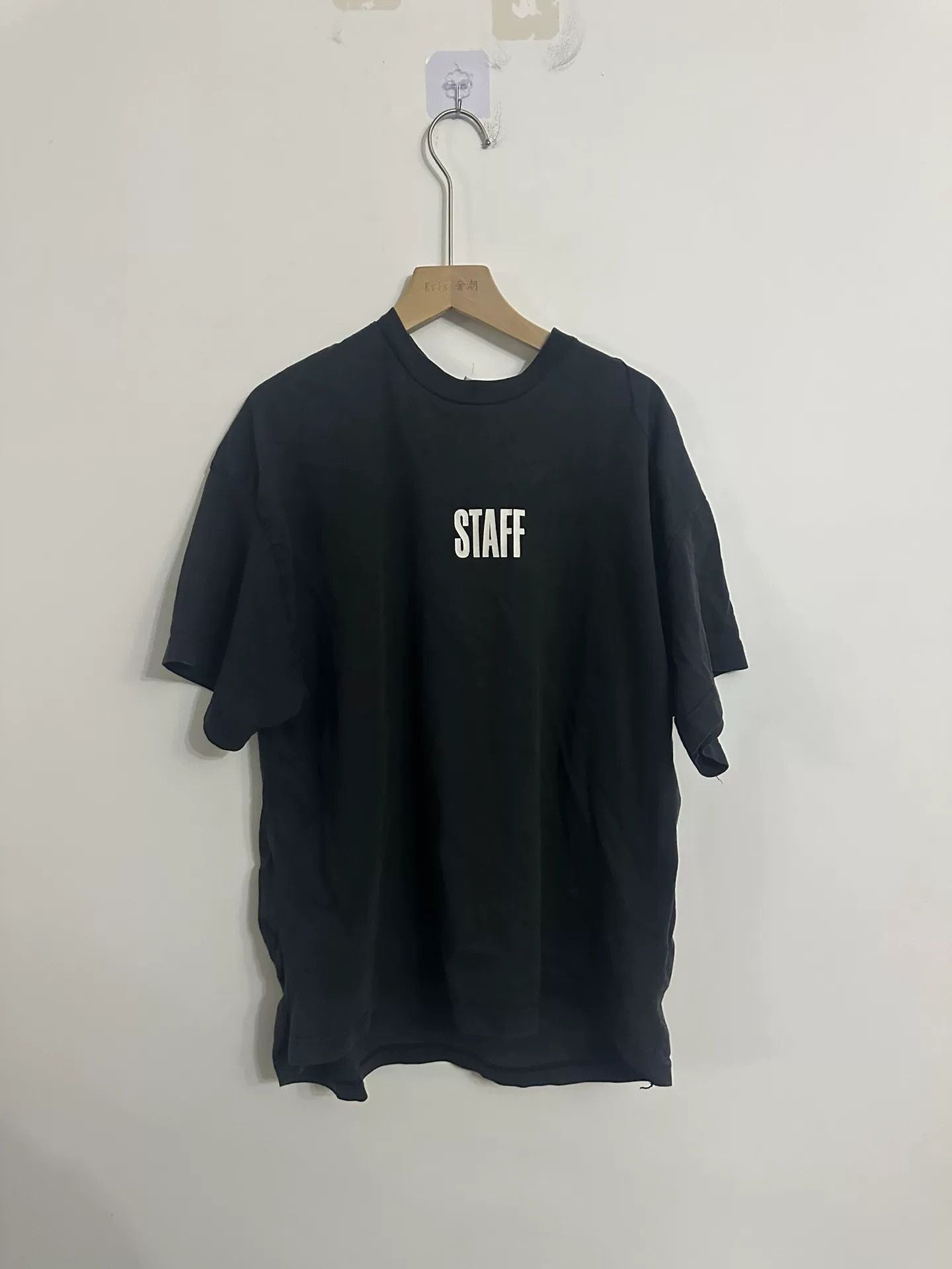 Vetements Staff Short Sleeve T Shirt Hoodie, Sweatshirt | FlexRushtees.com