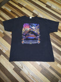 Grailed Vintage Y2k Las Vegas Neon Graphic Classic Car Art Tee Hoodie, Sweatshirt | FlexRushtees.com