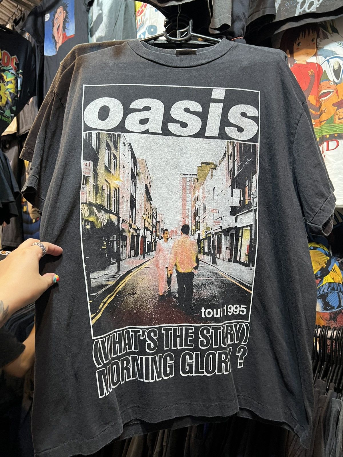 Band Tees Oasis Tee Hoodie, Sweatshirt | FlexRushtees.com