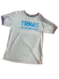 Band Tees X Vintage Vintage Anvil Travis Custom Hand Print Ringer Tee