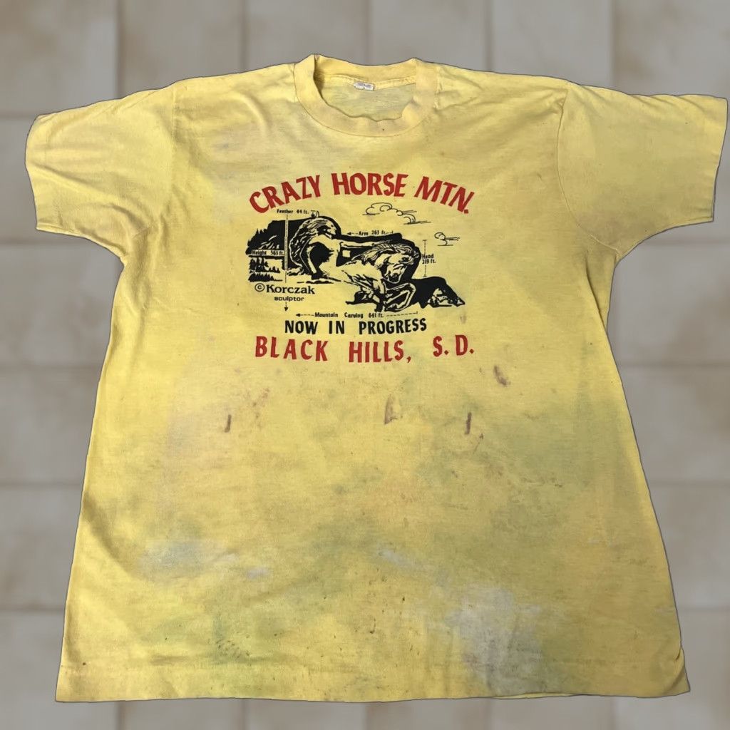 Vintage 80s True Screen Stars T Shirt Xl Unisex Adults Yellow Usa 90s Biker Motorcycle Singl