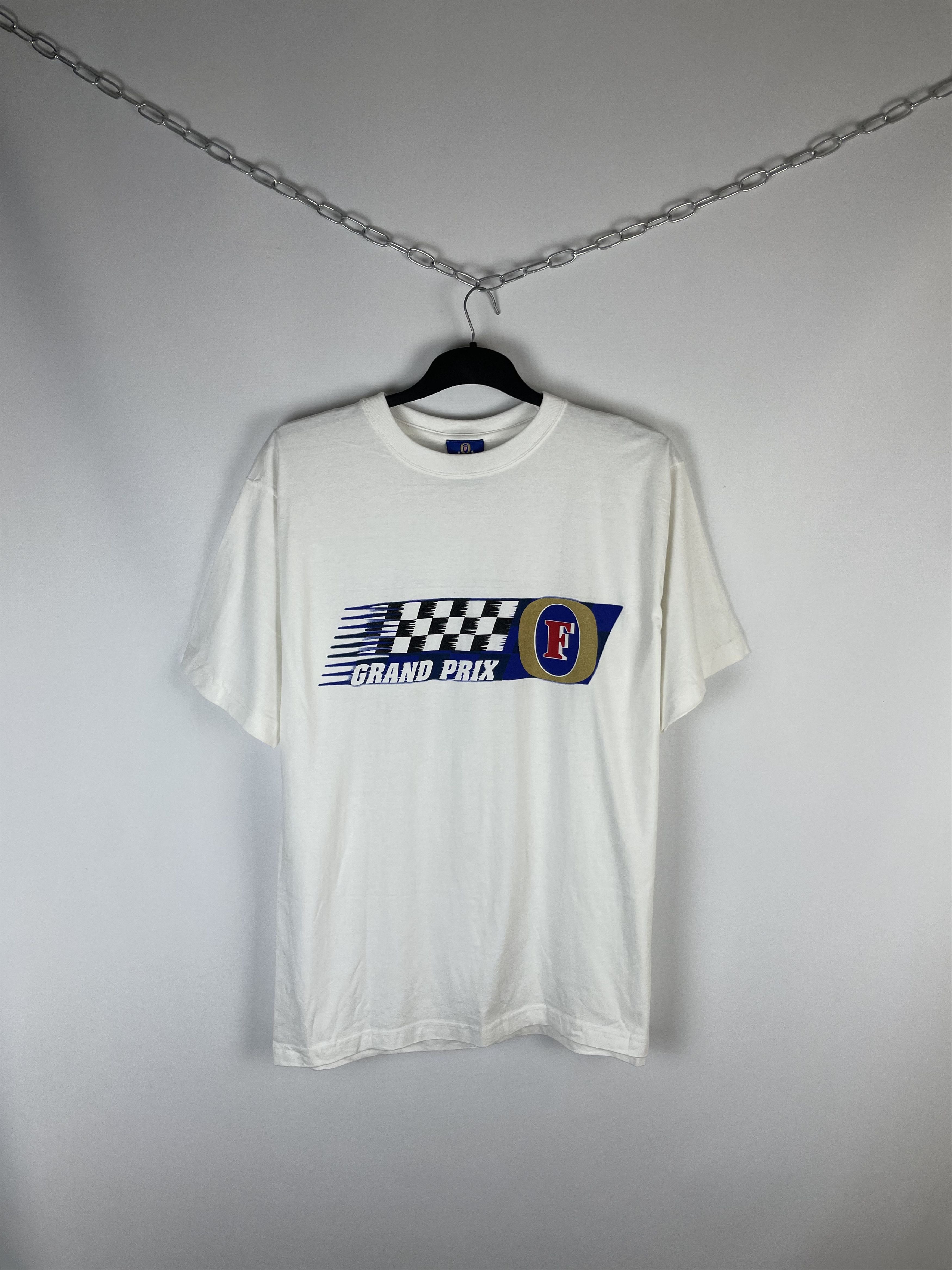 Formula 1 Vintage 1999 Chicago Motor Speedway Grand Prix F1 White Tee Hoodie, Sweatshirt | FlexRushtees.com