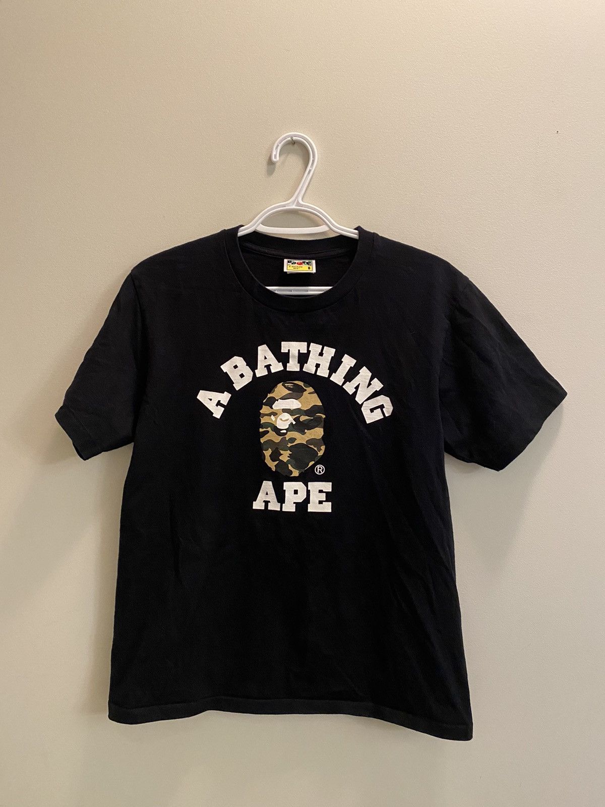 Bape 1st Camo College Tee Rare Hoodie, Sweatshirt | FlexRushtees.com