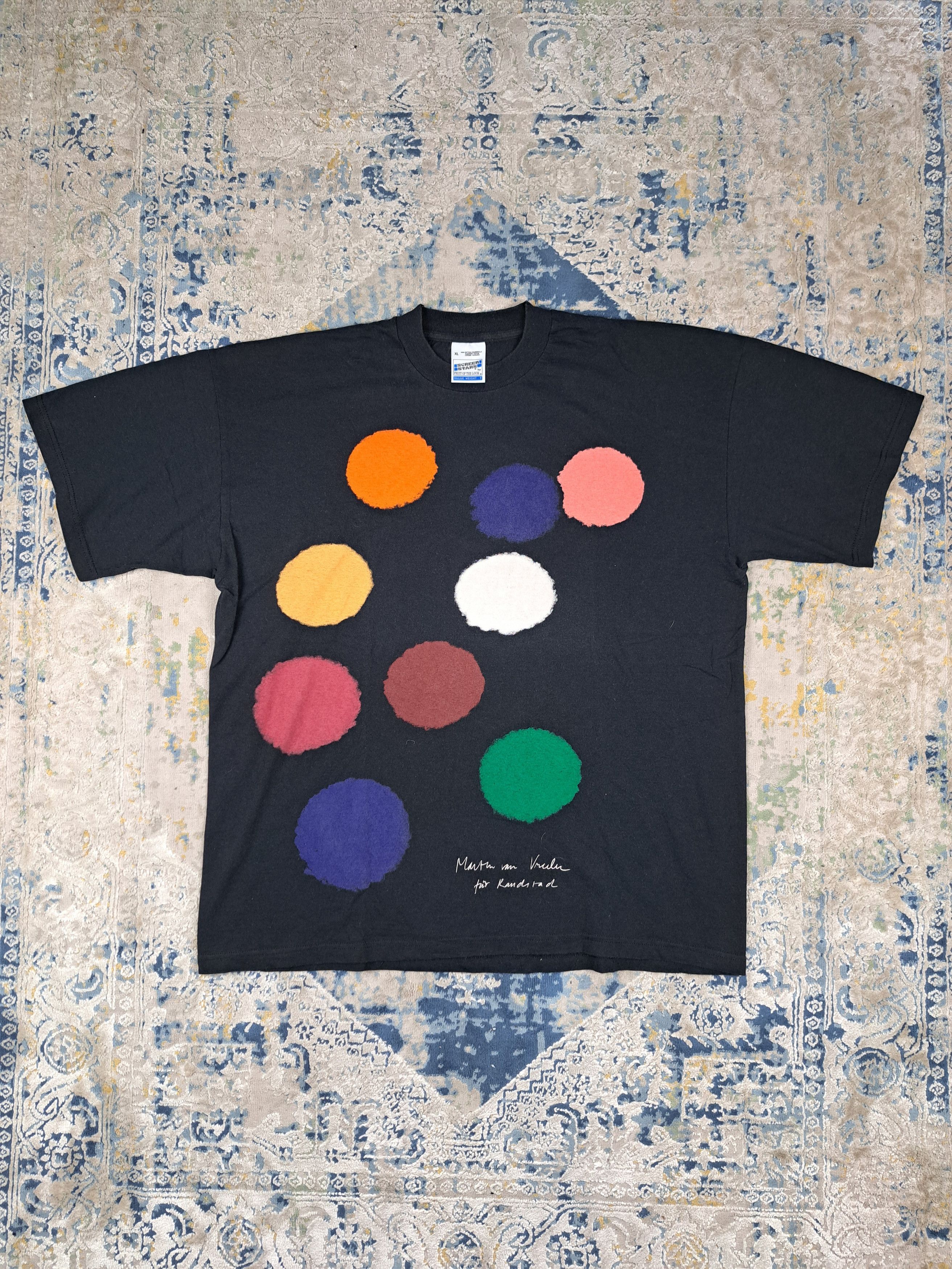 Vintage 90s Dots Pop Art Tee Like Harring Warhol Hoodie, Sweatshirt | FlexRushtees.com