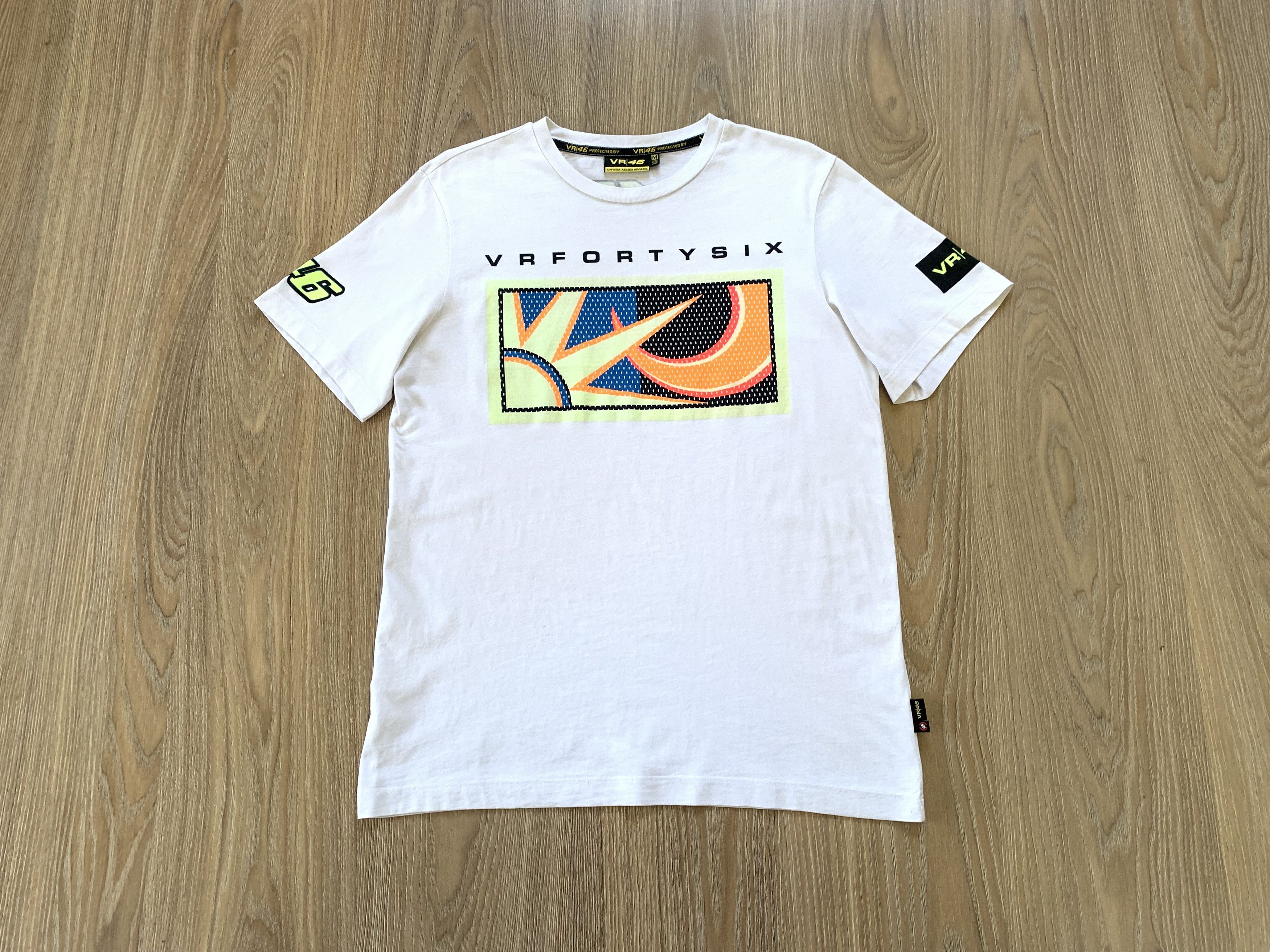 Vintage Vr46 Valentino Rossi Sun And Moon Printed Tee Hoodie, Sweatshirt | FlexRushtees.com