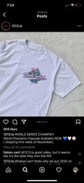 Other Twelve Thirteen Dodgers Shirt Aged White