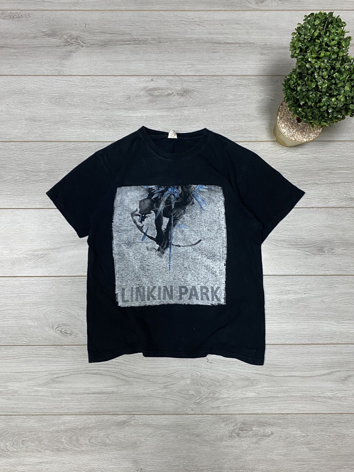 Band Tees Linkin Park Vintage Tour Boxy Anvil Tee Hoodie, Sweatshirt | FlexRushtees.com