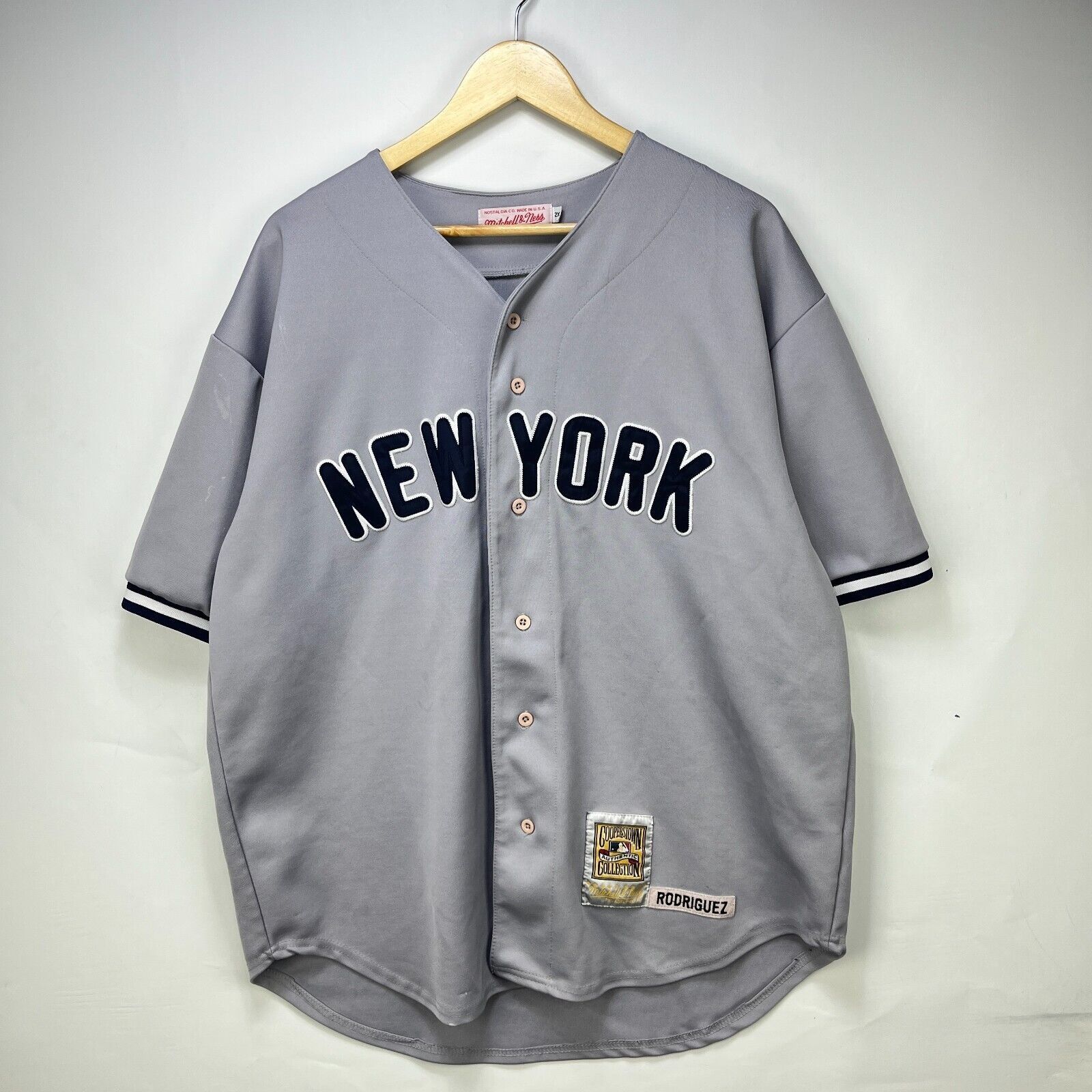 Vintage 90s New York Yankees Alexrodriguez Baseball Usa 2xl