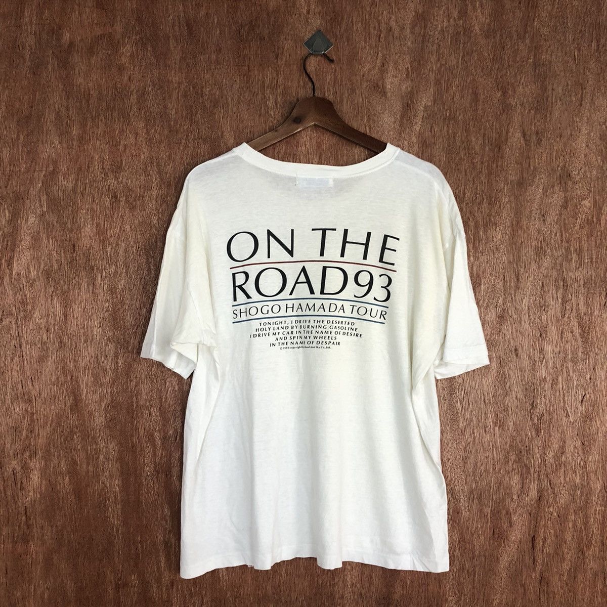 Vintage On The Road 93 Vintage Japan Tee H381 Hoodie, Sweatshirt | FlexRushtees.com