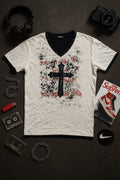 Brand Vintage Japanese Brand Ba Tsu Studio Cross Design Punk T-Shirts, Hoodie, Sweatshirt | FlexRushtees.com