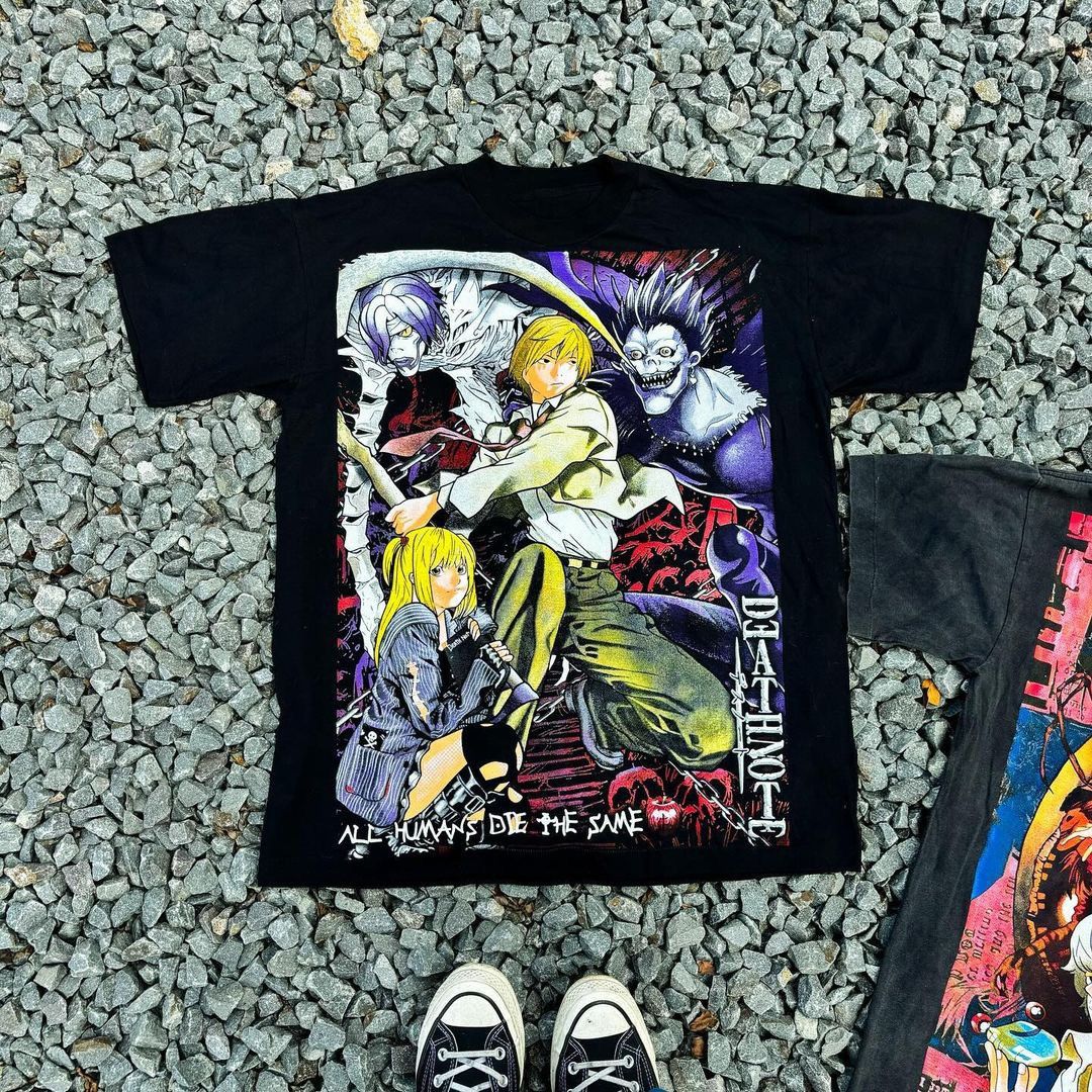 Vintage All Humans Die The Same Death Note Bootleg