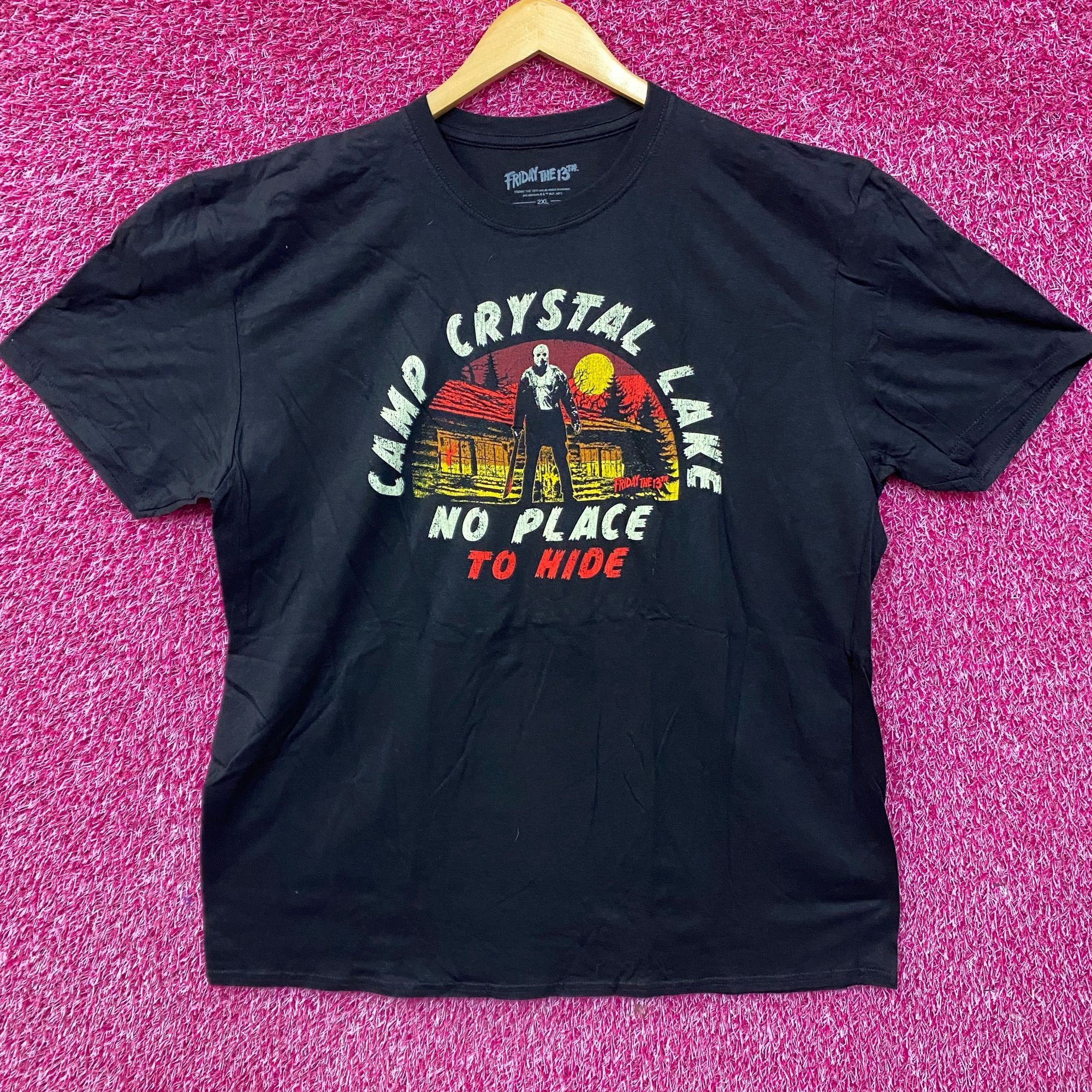 Other Friday The 13th Jason Camp Crystal Lake No Place To Hide T S
