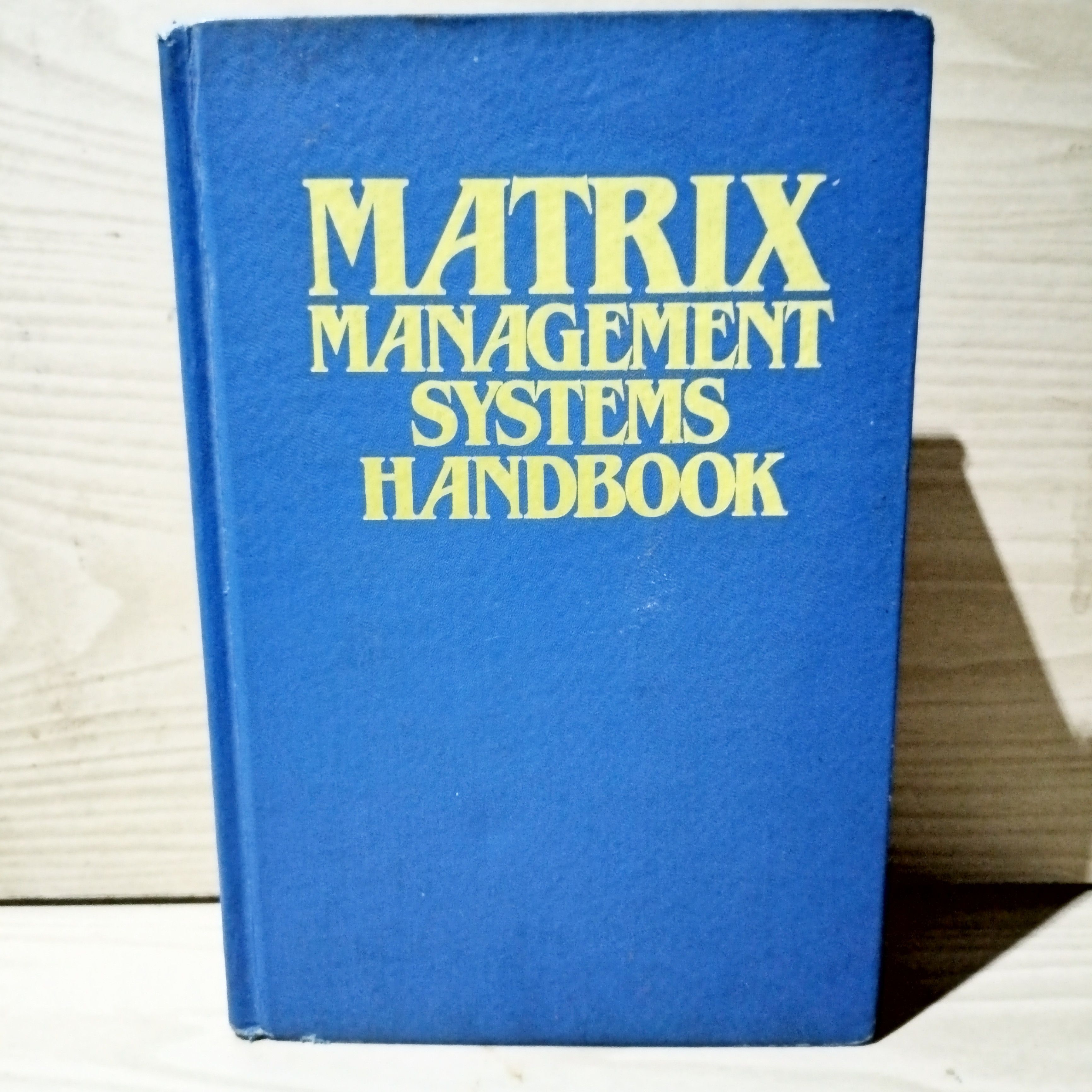 Other Matrix Management Systems Handbook Edited By David I Cleland