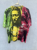 Bob Marley Vintage 90s Jamaican Style Tie Dye Rasta Tee Hoodie, Sweatshirt | AU16VibeMintTees.com