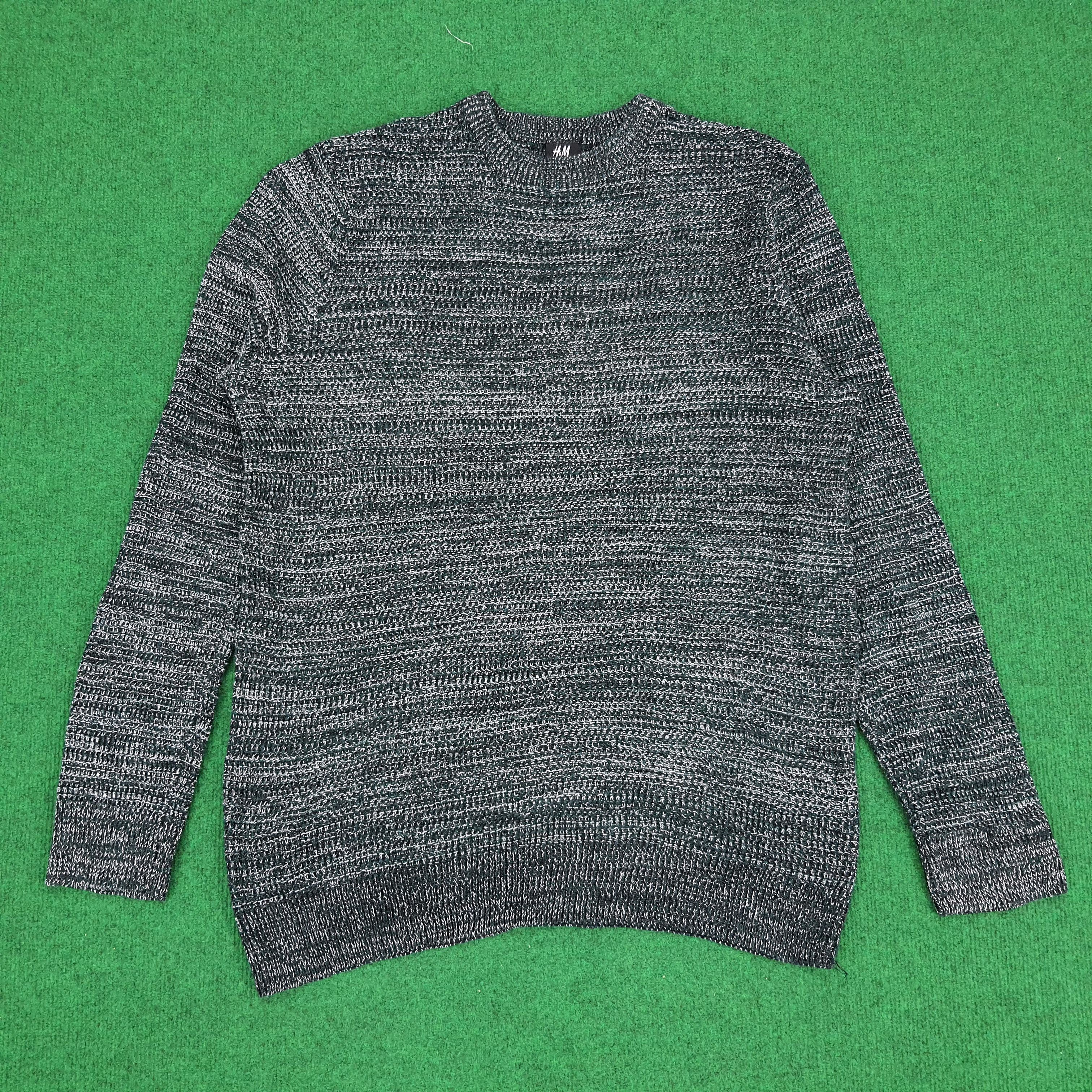 Japanese Brand Vintage H M Knitted Winter Session Sweatshirt