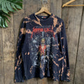 Metallica Bleached L S Tshirt Hoodie, Sweatshirt | FlexRushtees.com