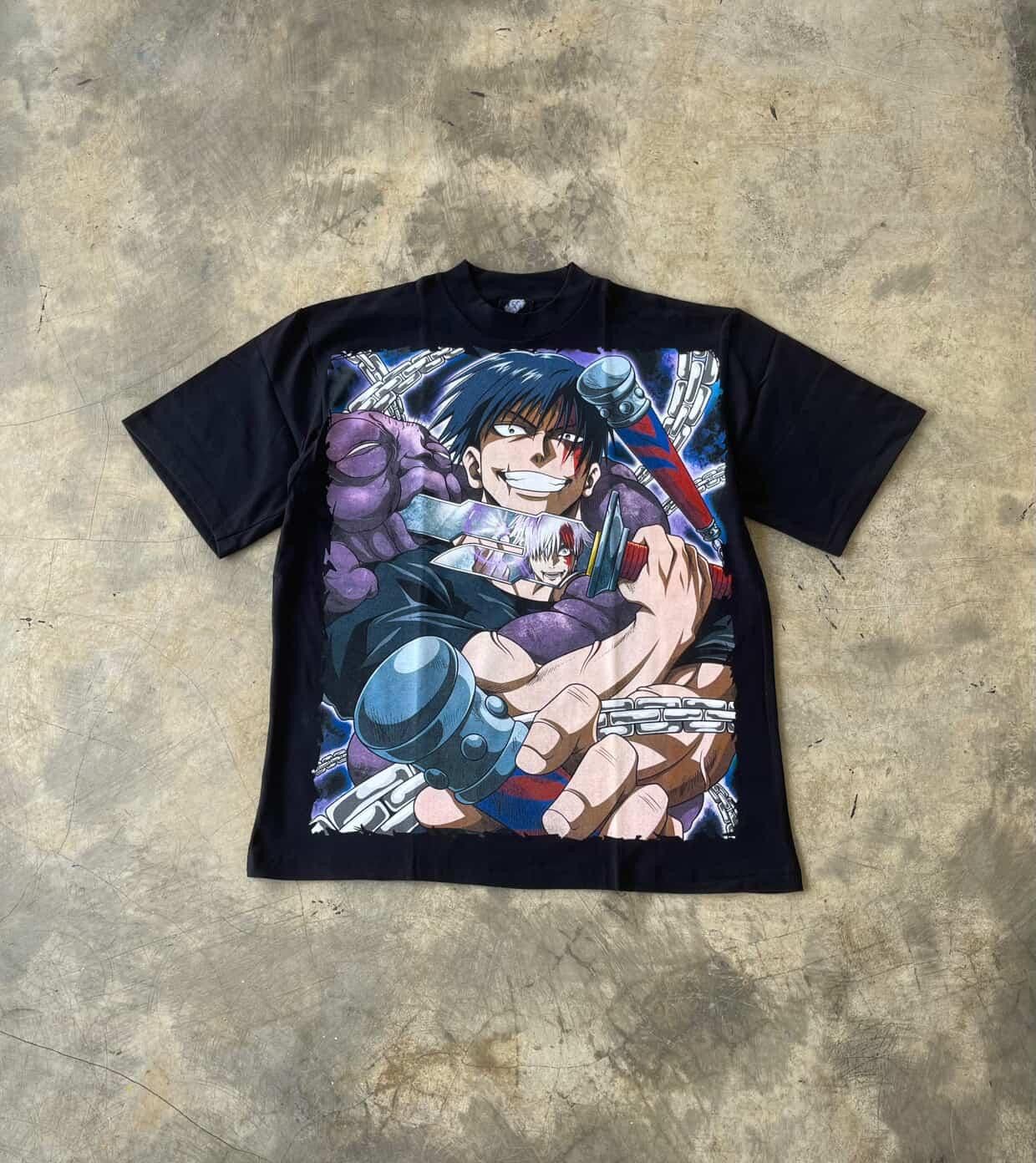 Anime Jujutsu Kaisen The Strongest Man Toji Vs The Six Eye Gojo T-Shirts, Hoodie, Sweatshirt | FlexRushtees.com