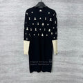 Hermes Black And White Colorblocked Knitted Long Sleeve Dr T-Shirts, Hoodie, Sweatshirt | AU16VibeMintTees.com