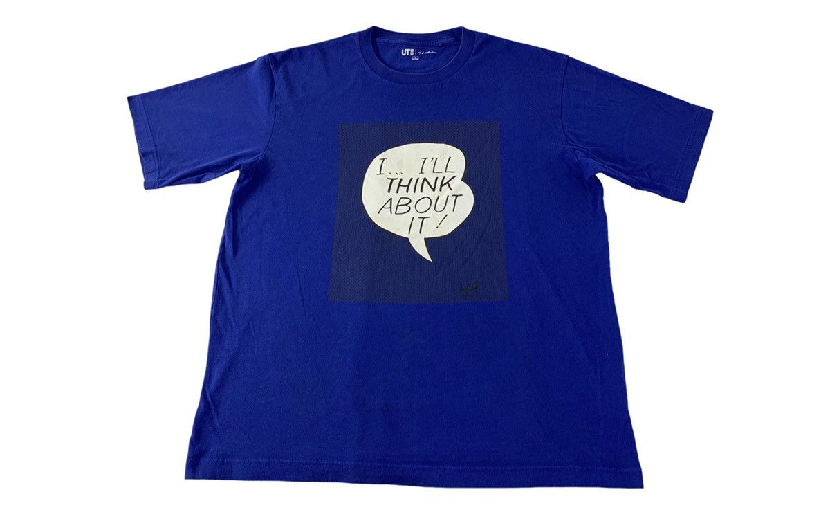 Vintage Roy Lichtenstein Think About It Humor Quotes Pop Art Tee Hoodie, Sweatshirt | FlexRushtees.com