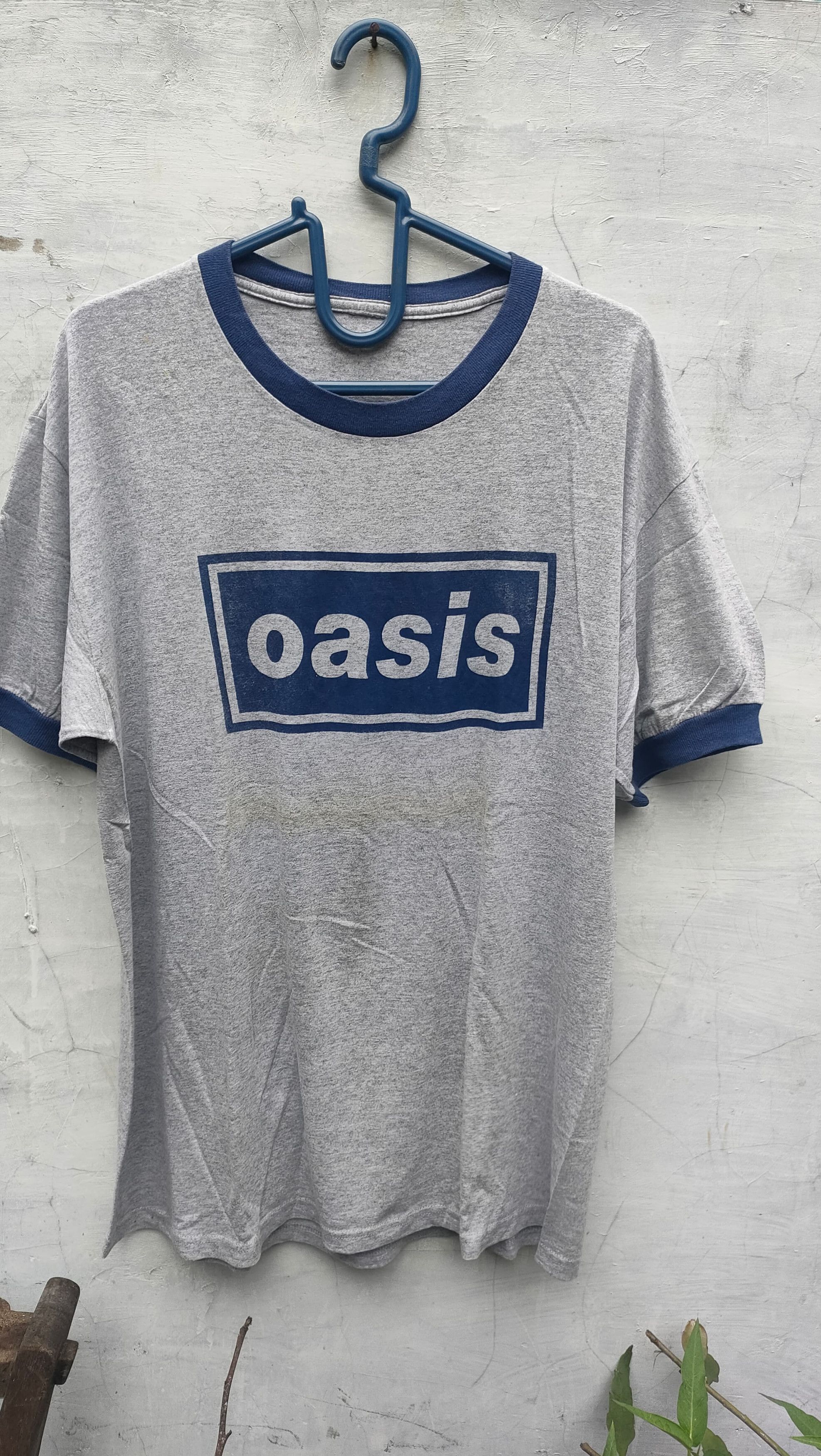 Vintage Oasis Ringer Tee Promo Tshirt Hoodie, Sweatshirt | FlexRushtees.com