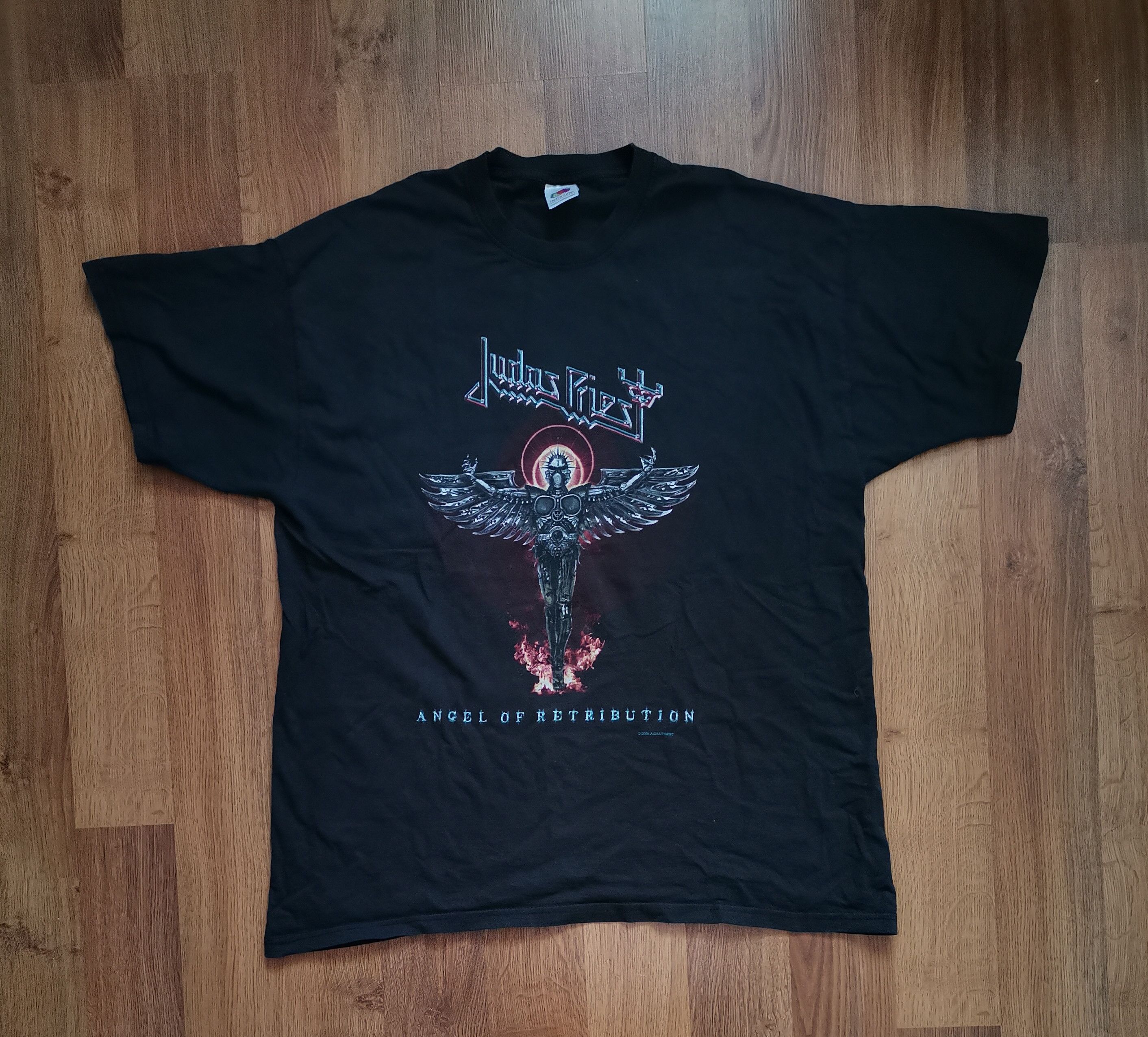Vintage Judas Priest Angel Of Retribution 2005 World Tour Tee Hoodie, Sweatshirt | FlexRushtees.com