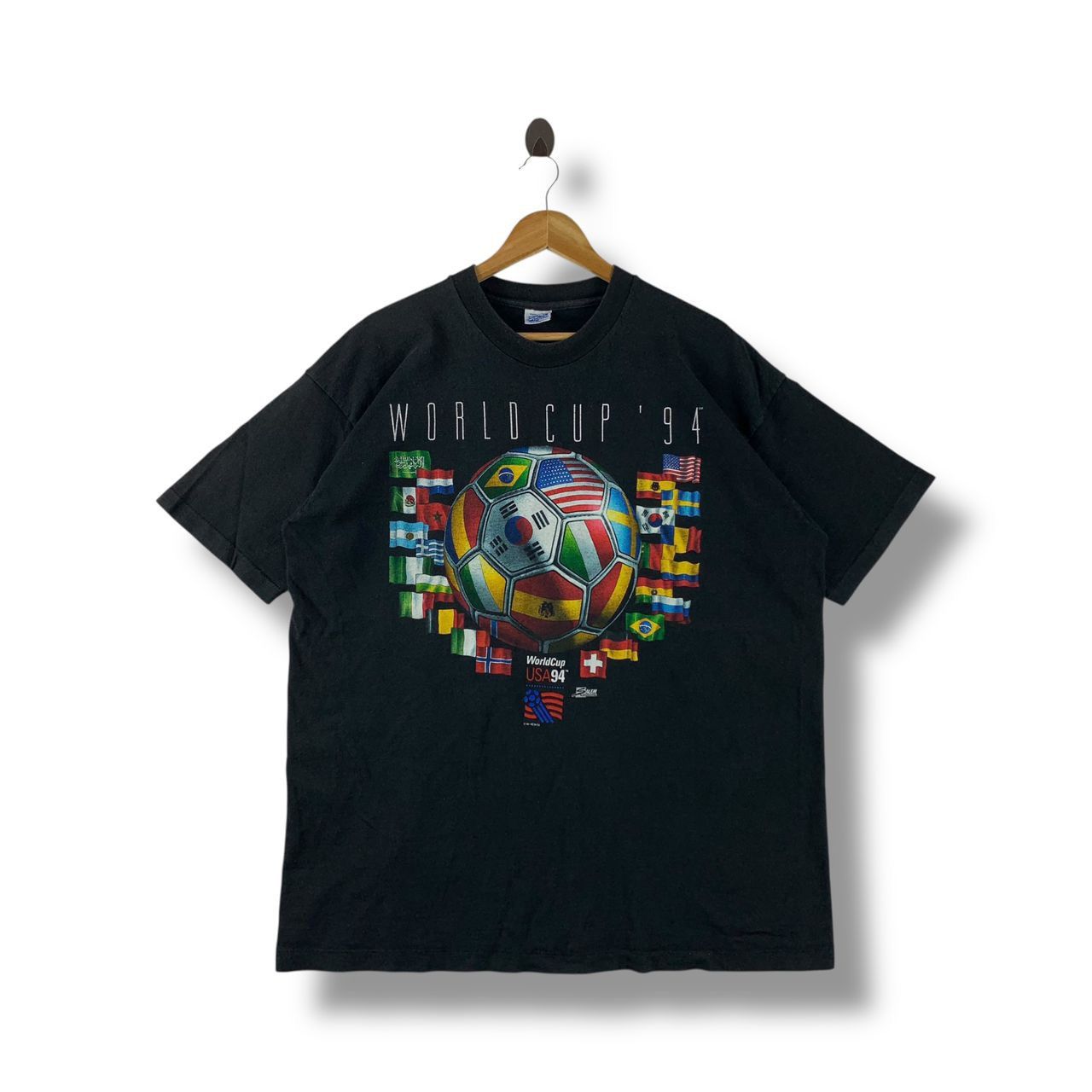 Vintage 90s World Cup Usa 94 Big Printed Tee Hoodie, Sweatshirt | FlexRushtees.com