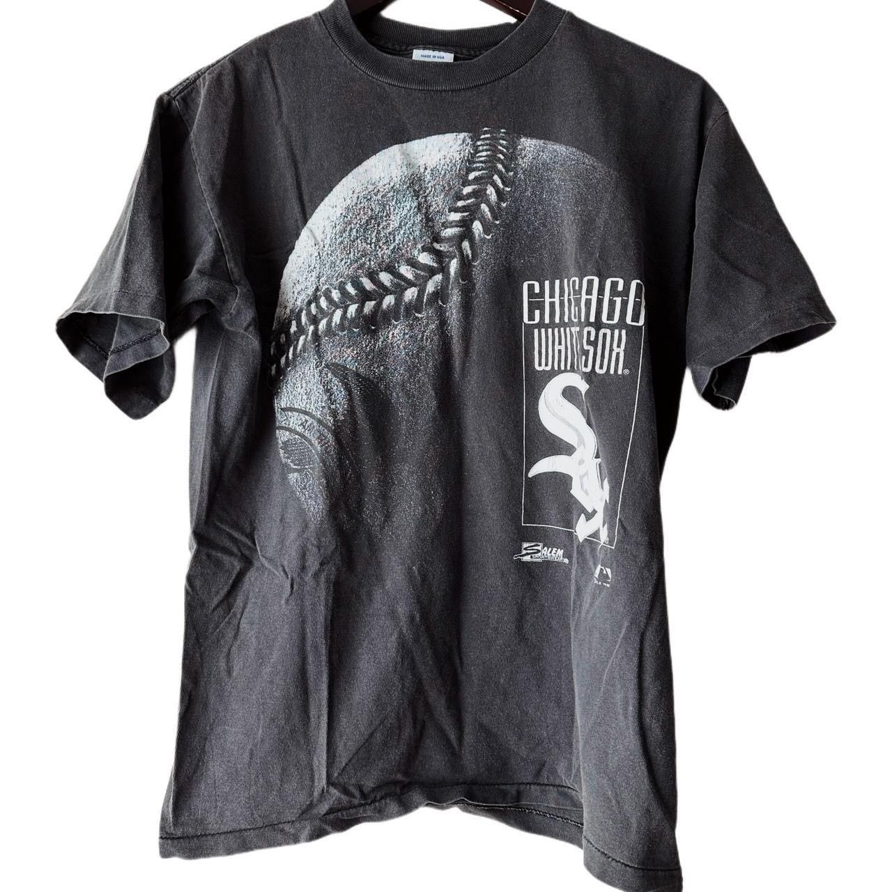 Salem Sportswear Vintage 90s 1992 Salem Chicago White Sox Baseball Tee Single Hoodie, Sweatshirt | FlexRushtees.com