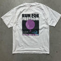 Vintage Y2k Run For Freedom Anvil T Shirt