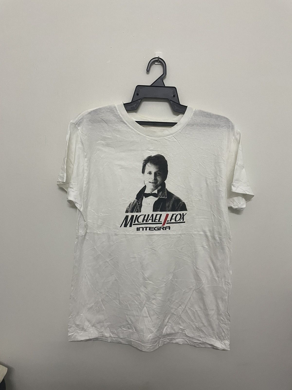 Vintage Michael J Fox Integra Promo Shirt Back To The Future