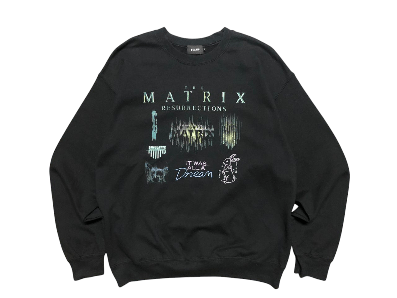 Plus Beams The Matrix Resurrection Crewneck Sweatshirt T-Shirts, Hoodie | FlexRushtees.com