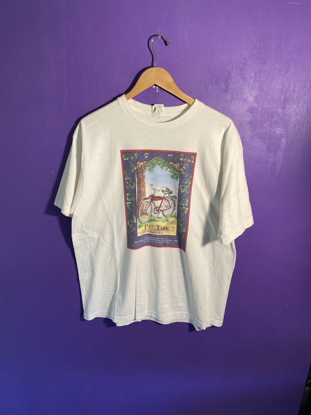 Other Vintage 90s Fat Tire Amber Ale Art Tee Hoodie, Sweatshirt | FlexRushtees.com